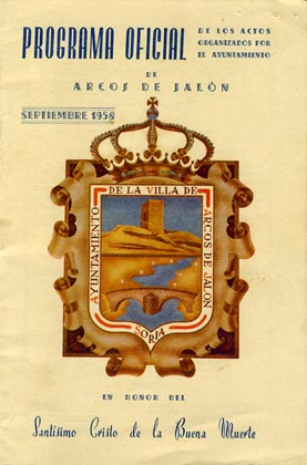 Fiestas patronales en honor al Cristo de la Buena Muerte 1958 Arcos de Jalón
